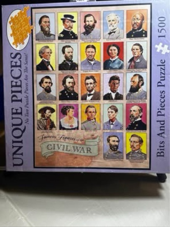 Bits And Pieces Other - NEW Vintage 1999 Bits & Pieces Civil War Puzzle 1500 Pieces 24x33 History Jigsaw
